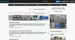 Desktop Screenshot of espace-emplois.fr